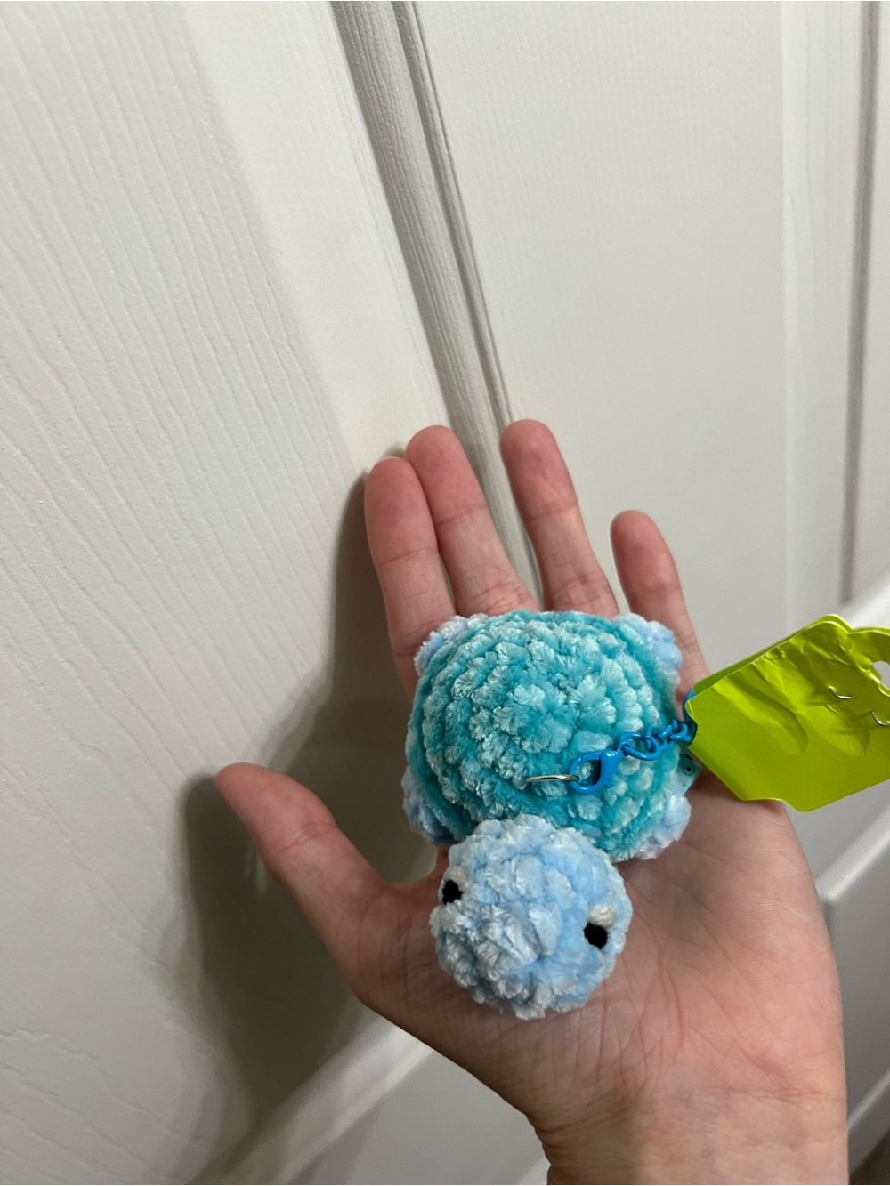 Mini Crocheted Turtle Keychain 🐢 - Picture 5 of 6